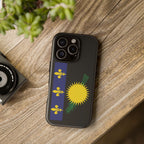 Guadeloupe Flag Tough Phone Case - Irie Blues Boutique