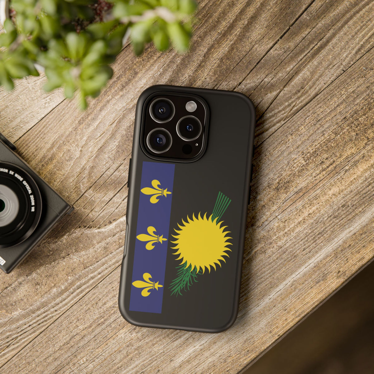 Guadeloupe Flag Tough Phone Case - Irie Blues Boutique