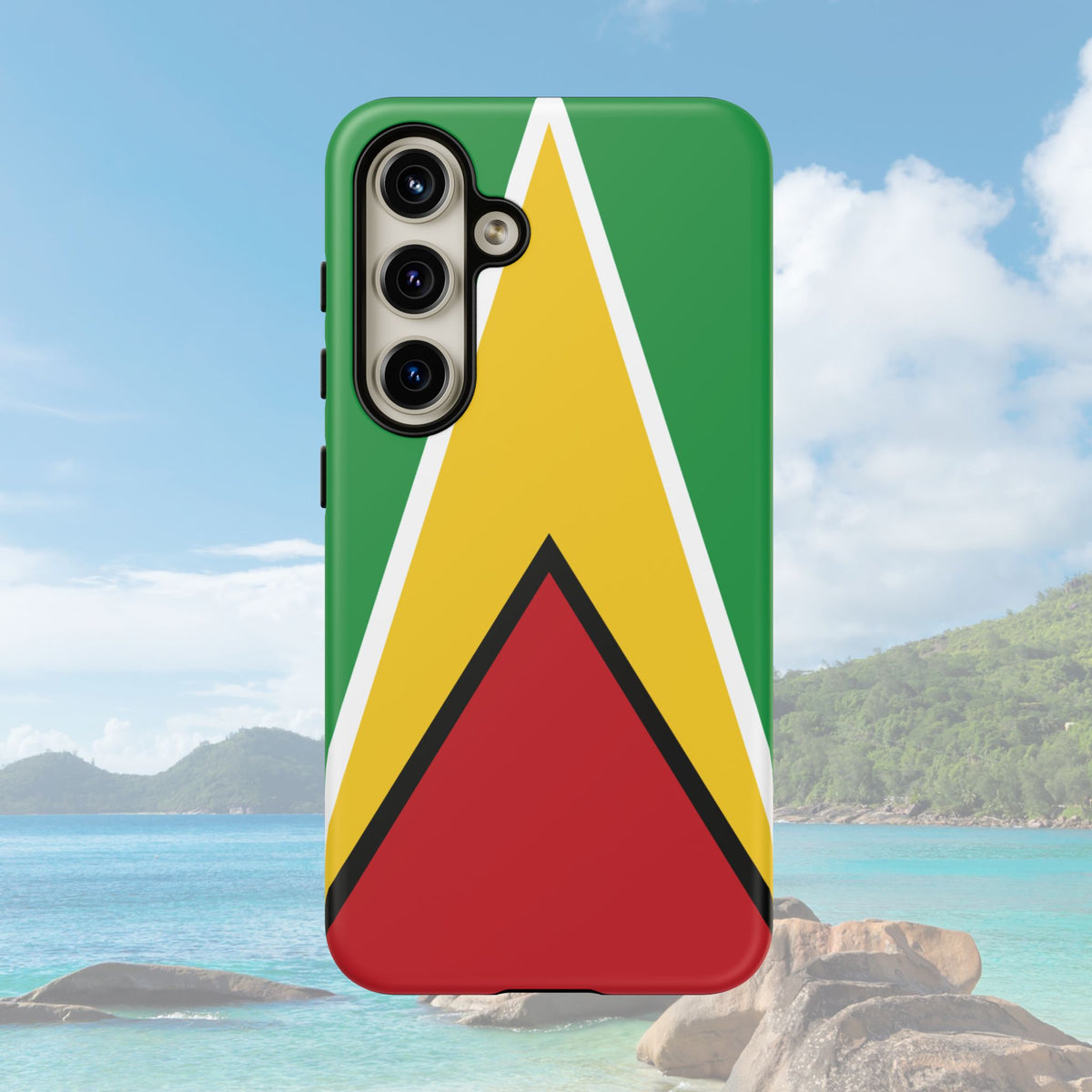 Guyana Flag Tough Phone Case - Irie Blues Boutique