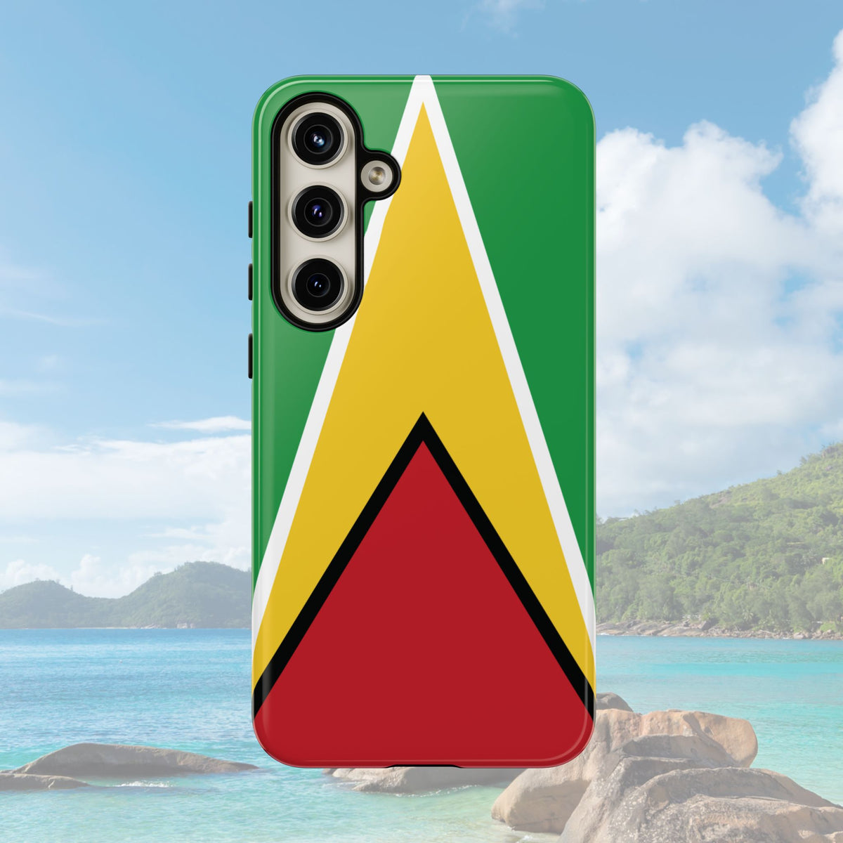 Guyana Flag Tough Phone Case - Irie Blues Boutique