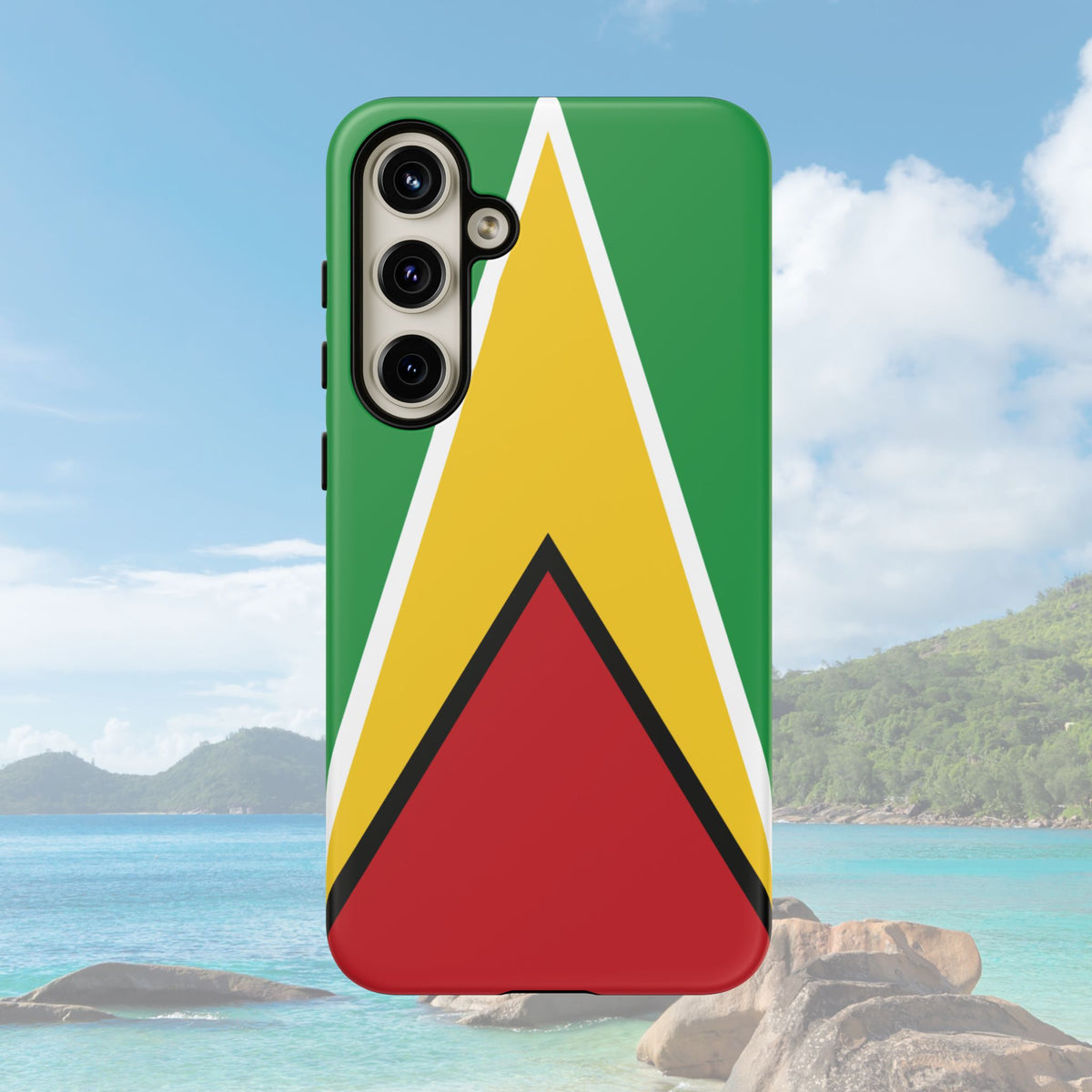 Guyana Flag Tough Phone Case - Irie Blues Boutique