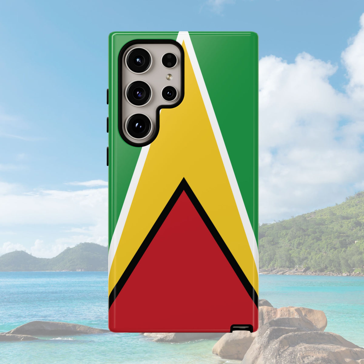 Guyana Flag Tough Phone Case - Irie Blues Boutique
