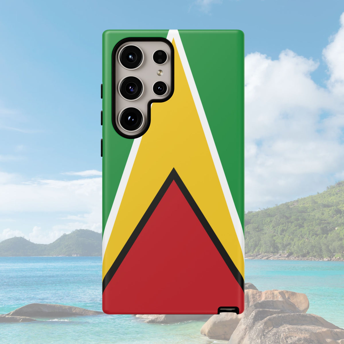 Guyana Flag Tough Phone Case - Irie Blues Boutique