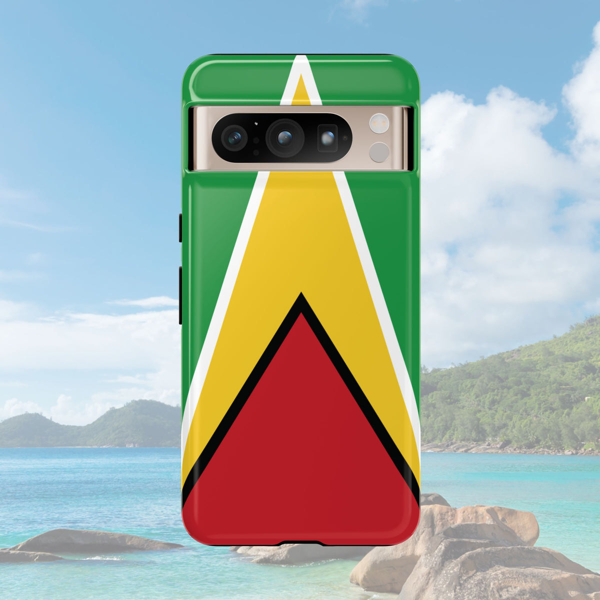 Guyana Flag Tough Phone Case - Irie Blues Boutique