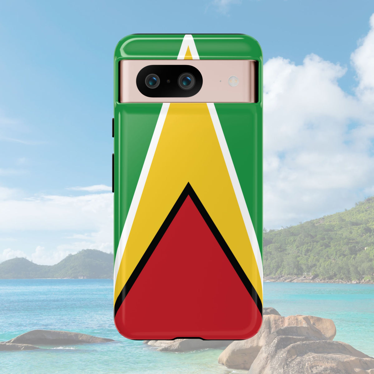 Guyana Flag Tough Phone Case - Irie Blues Boutique
