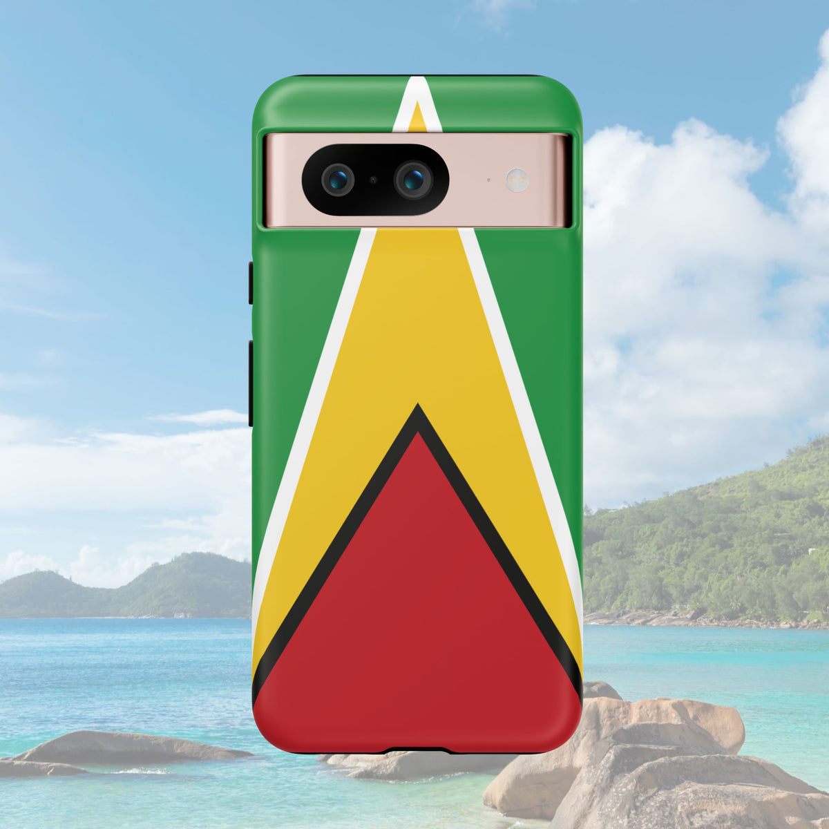 Guyana Flag Tough Phone Case - Irie Blues Boutique
