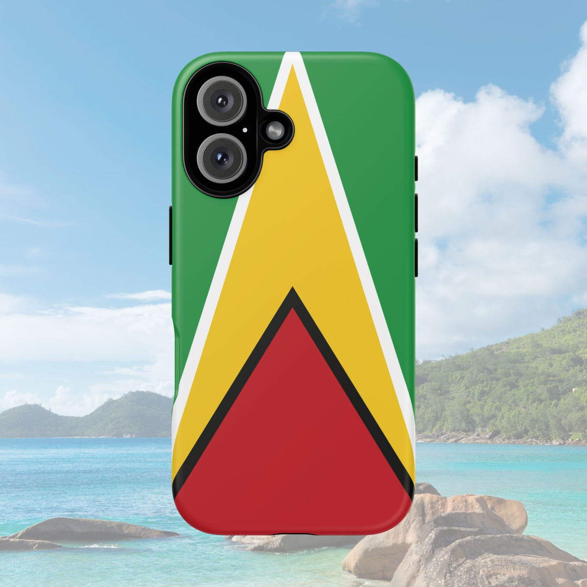 Guyana Flag Tough Phone Case - Irie Blues Boutique