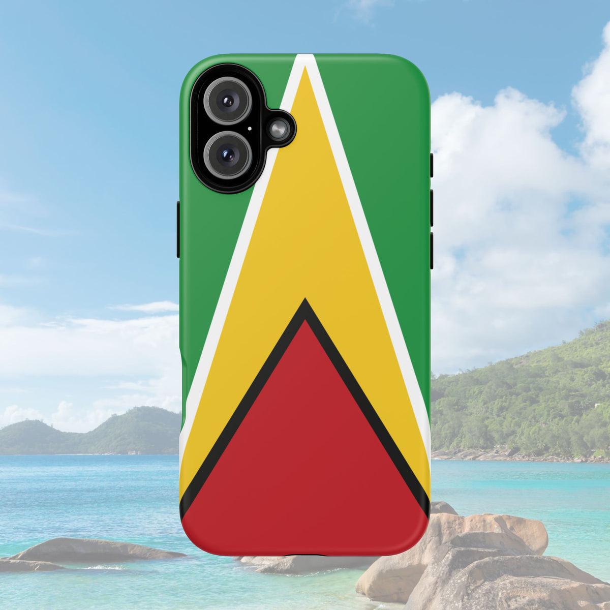 Guyana Flag Tough Phone Case - Irie Blues Boutique