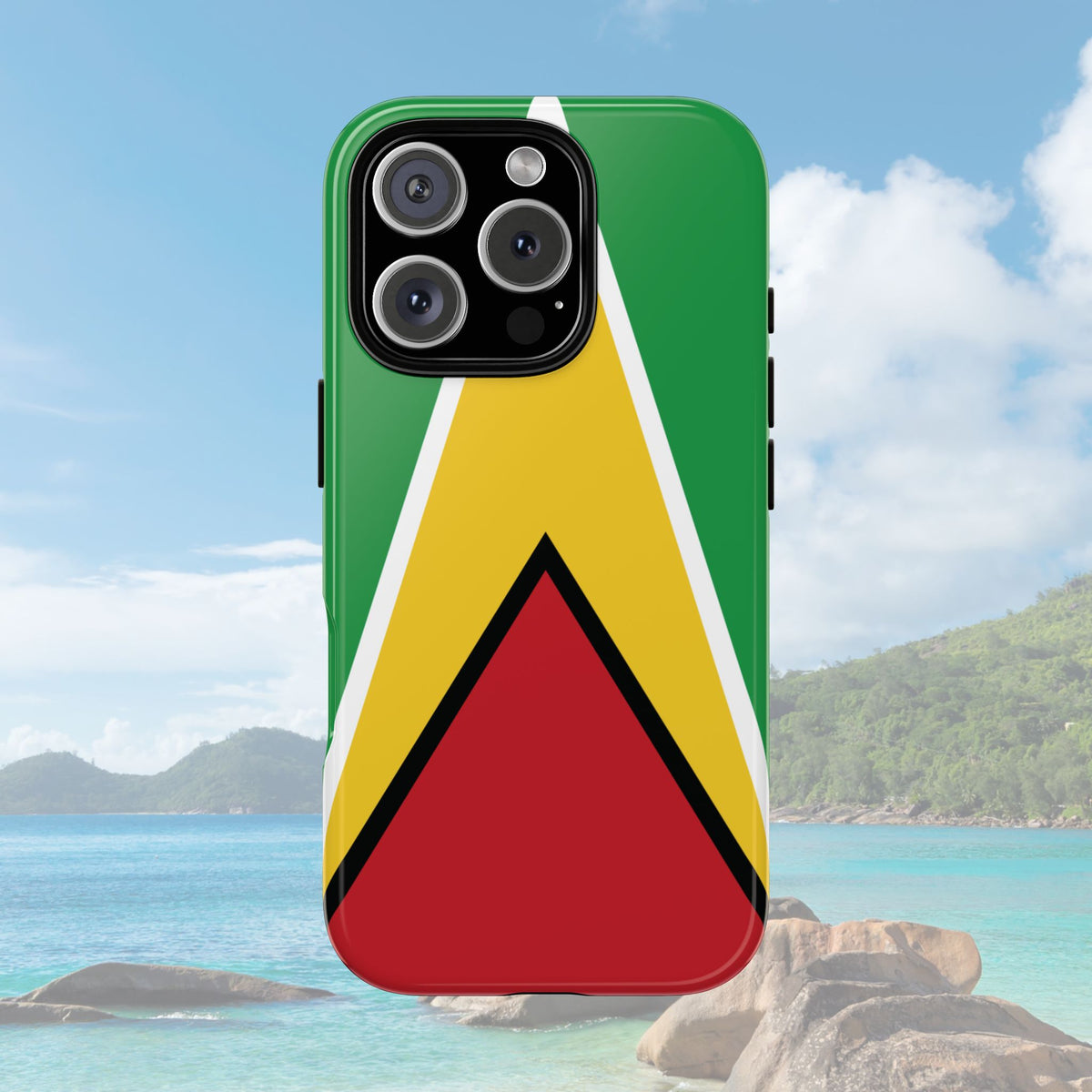 Guyana Flag Tough Phone Case - Irie Blues Boutique
