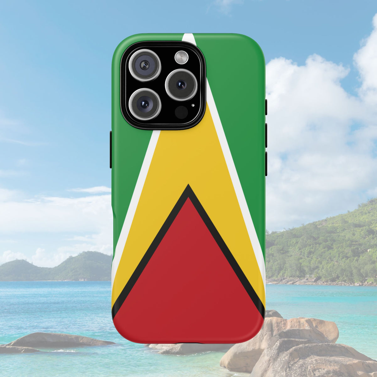 Guyana Flag Tough Phone Case - Irie Blues Boutique
