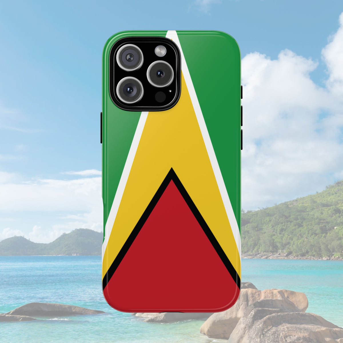 Guyana Flag Tough Phone Case - Irie Blues Boutique