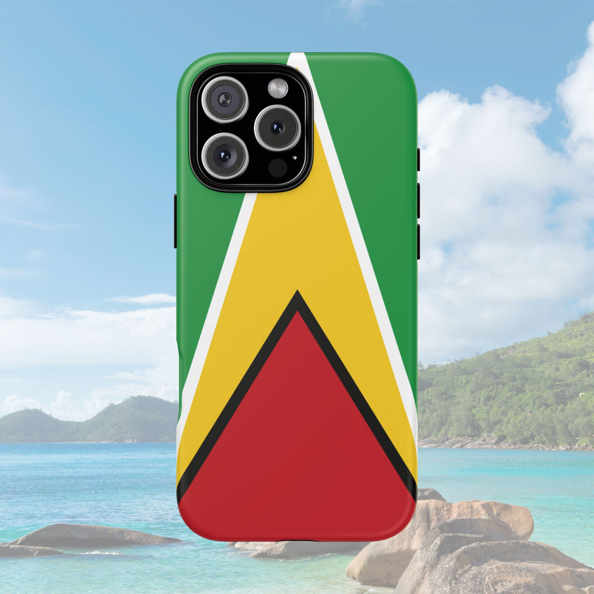 Guyana Flag Tough Phone Case - Irie Blues Boutique