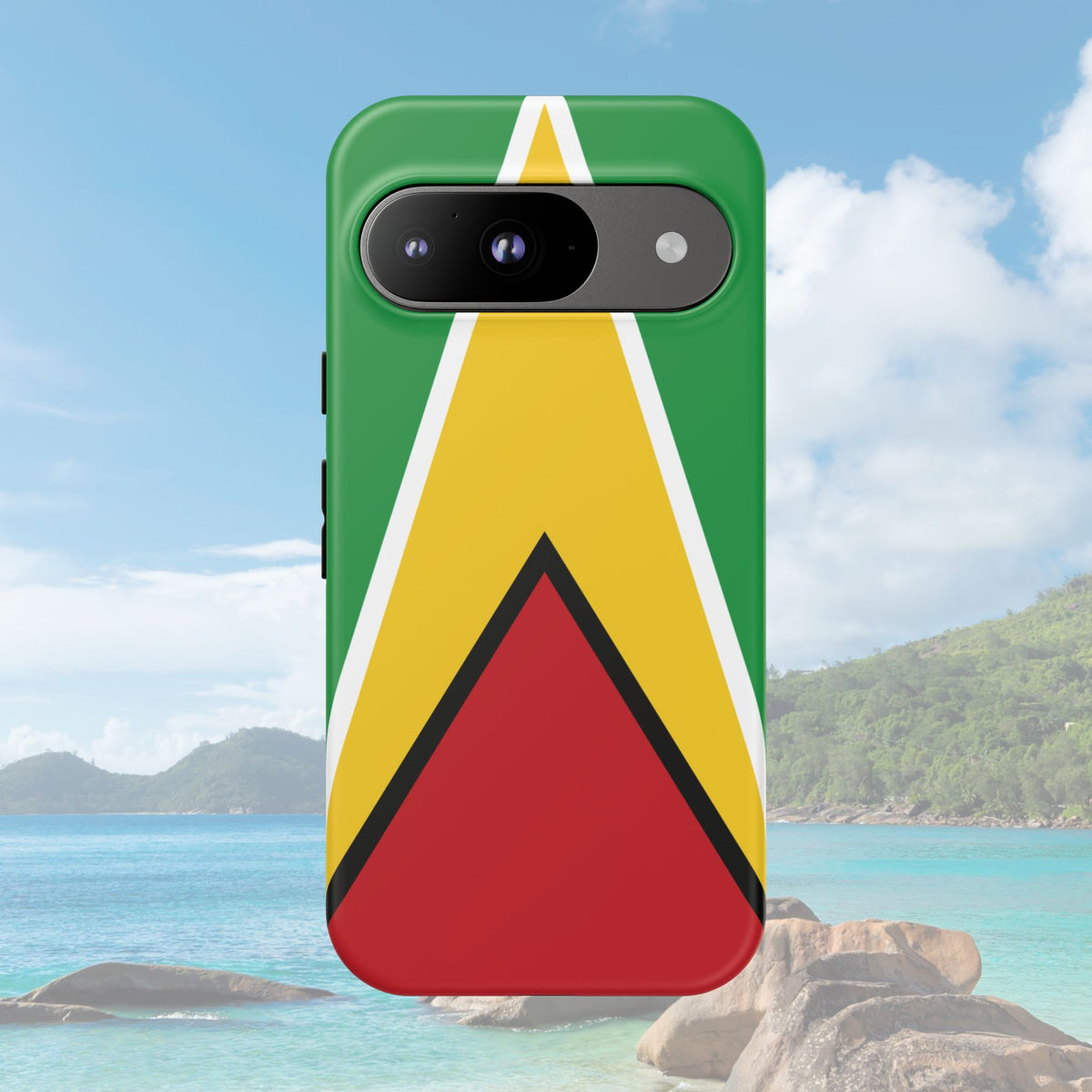 Guyana Flag Tough Phone Case - Irie Blues Boutique