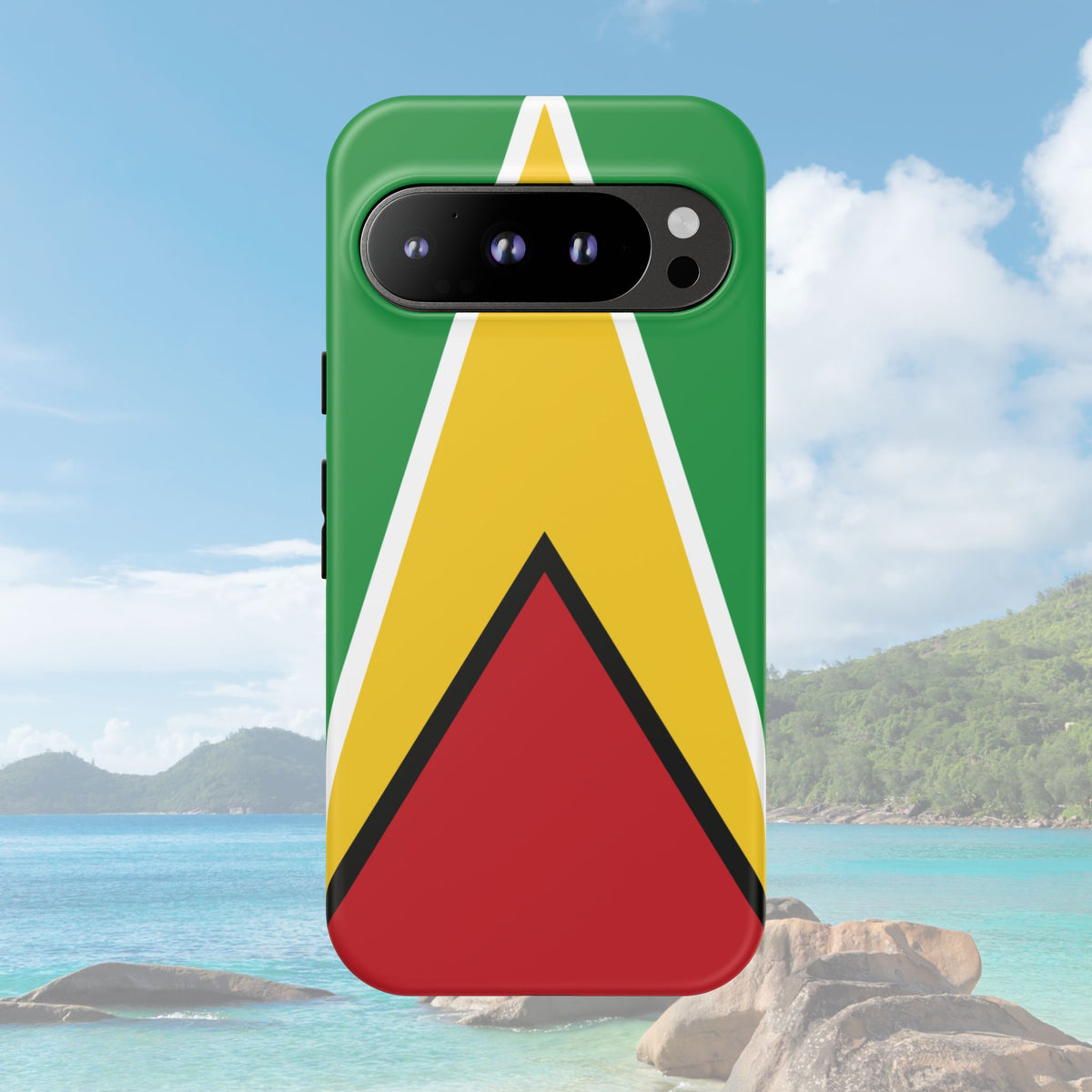 Guyana Flag Tough Phone Case - Irie Blues Boutique