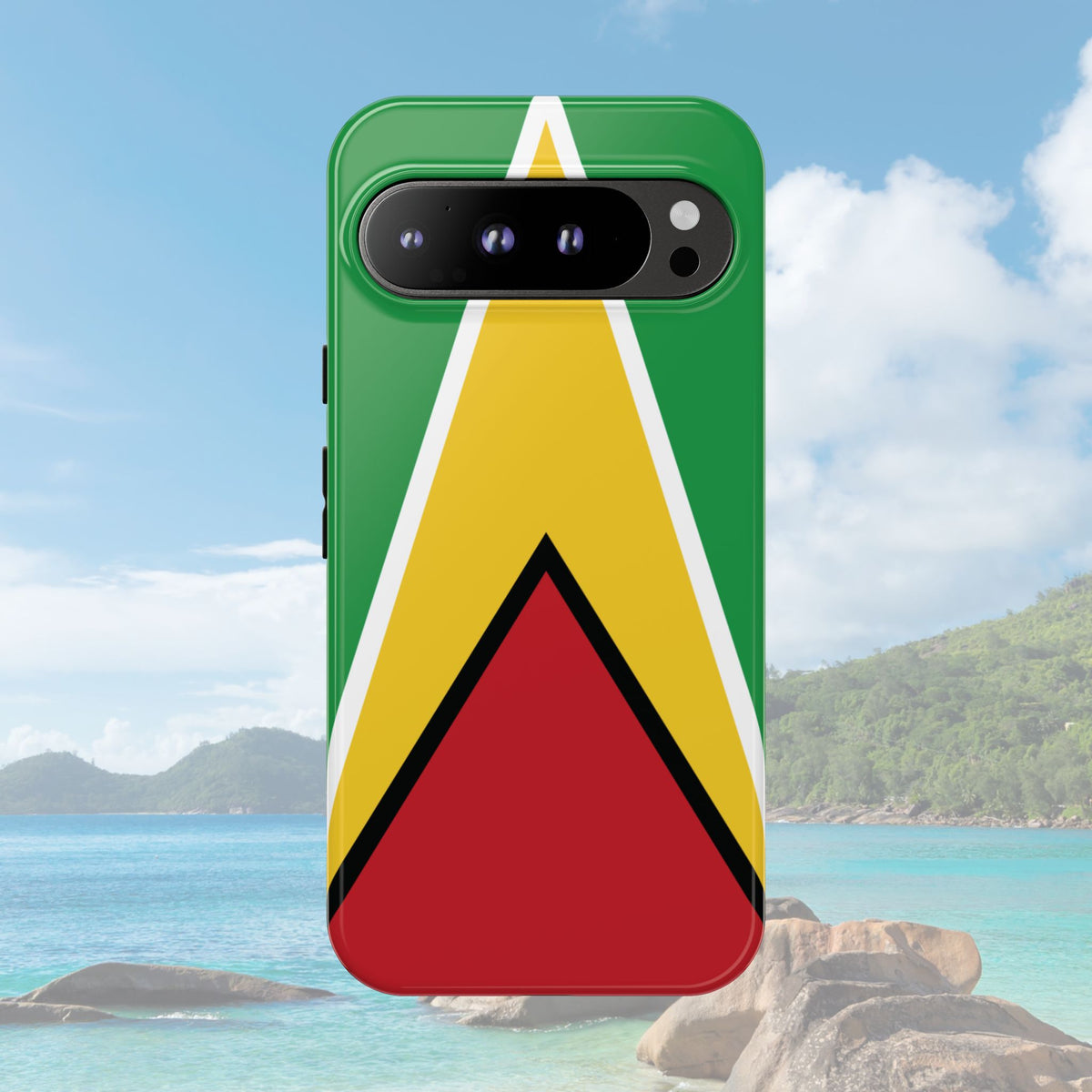 Guyana Flag Tough Phone Case - Irie Blues Boutique