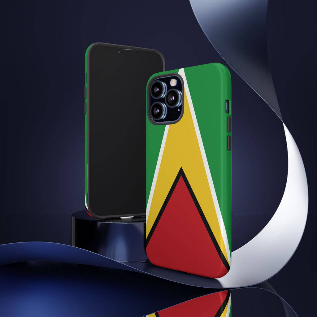 Guyana Flag Tough Phone Case - Irie Blues Boutique