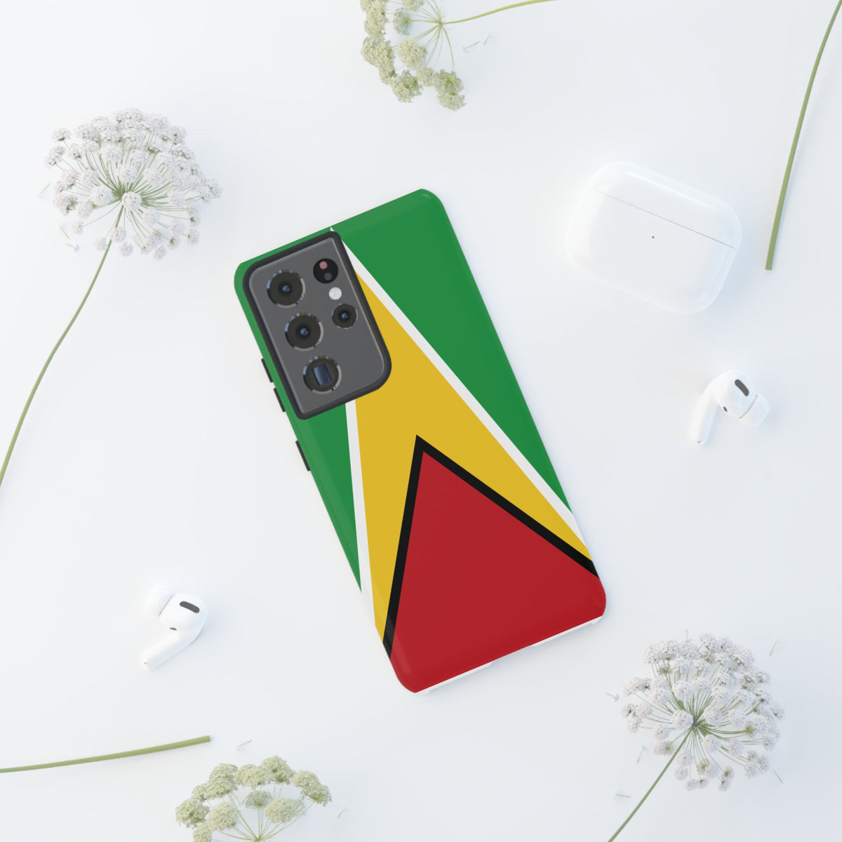 Guyana Flag Tough Phone Case - Irie Blues Boutique