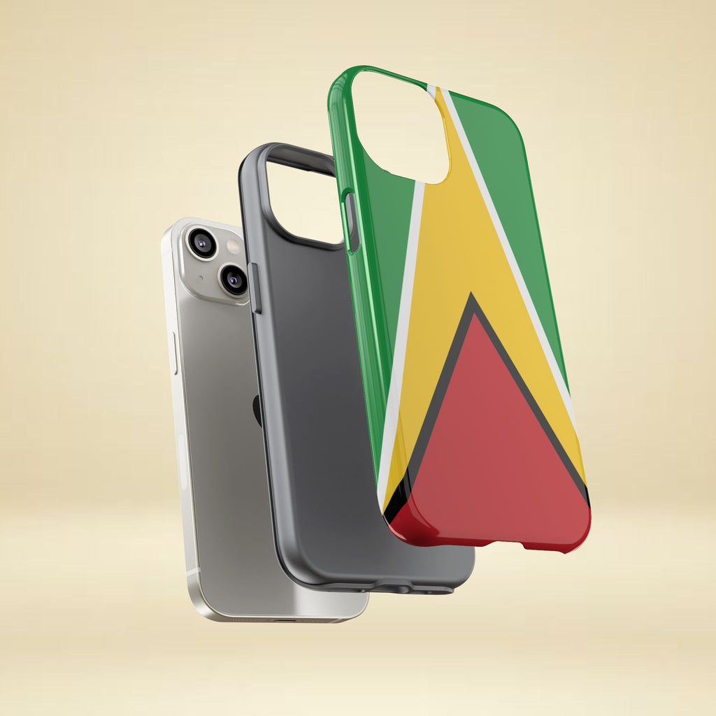 Guyana Flag Tough Phone Case - Irie Blues Boutique