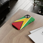 Guyana Flag Tough Phone Case - Irie Blues Boutique
