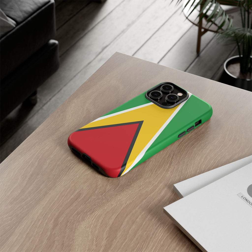 Guyana Flag Tough Phone Case - Irie Blues Boutique