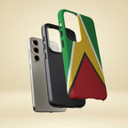 Guyana Flag Tough Phone Case - Irie Blues Boutique