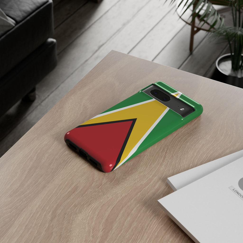 Guyana Flag Tough Phone Case - Irie Blues Boutique