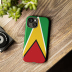 Guyana Flag Tough Phone Case - Irie Blues Boutique