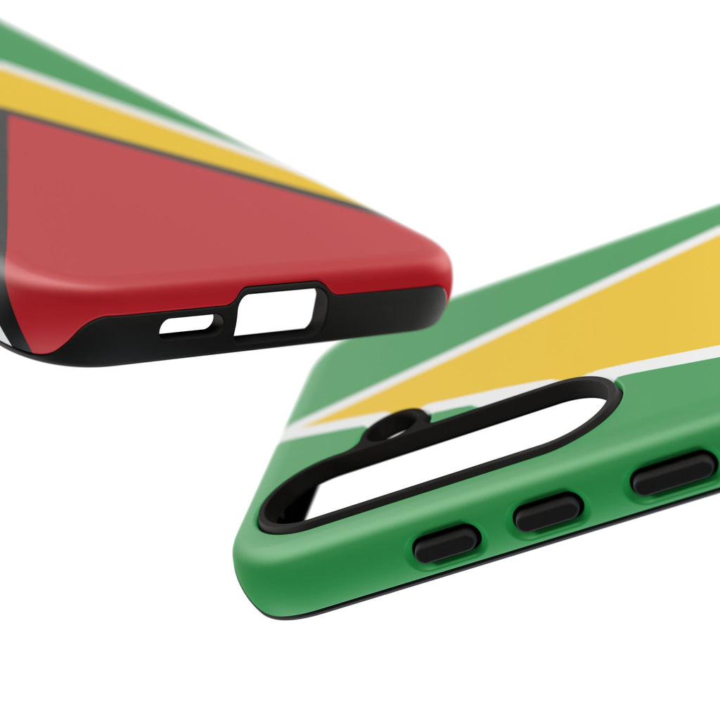 Guyana Flag Tough Phone Case - Irie Blues Boutique