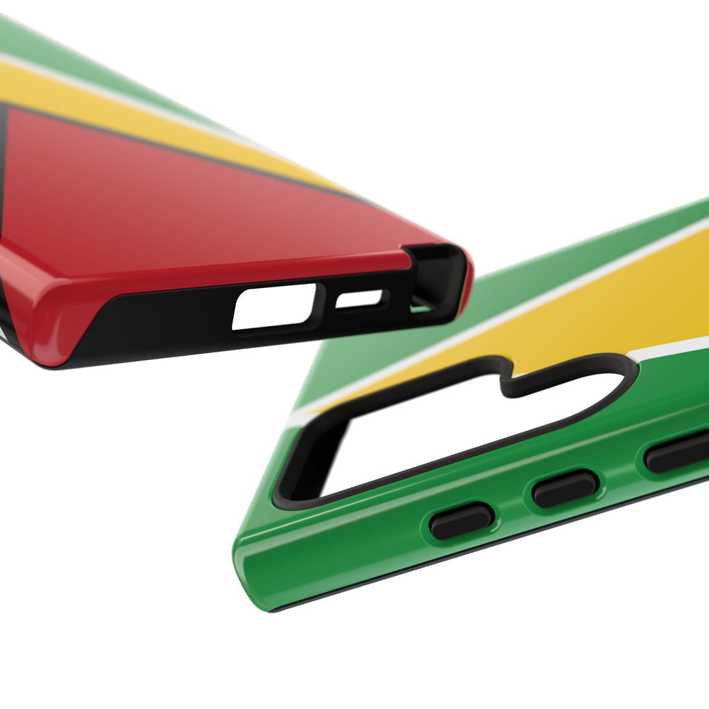 Guyana Flag Tough Phone Case - Irie Blues Boutique
