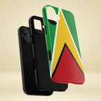 Guyana Flag Tough Phone Case - Irie Blues Boutique