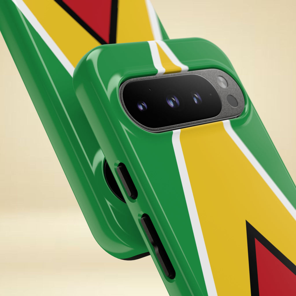 Guyana Flag Tough Phone Case - Irie Blues Boutique