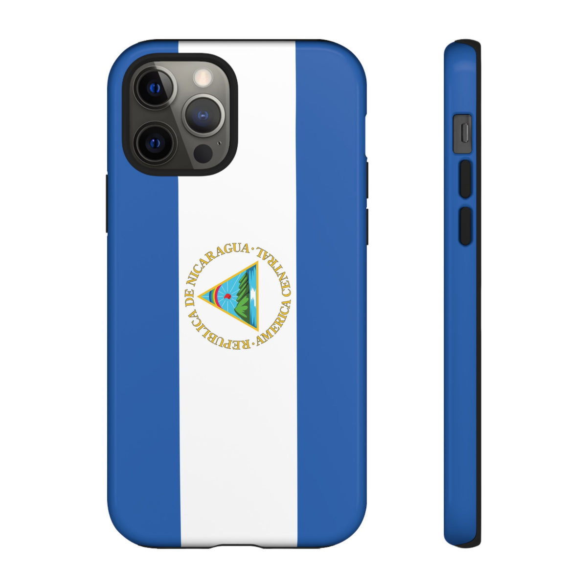 Nicaragua Flag Tough Phone Case - Irie Blues Boutique