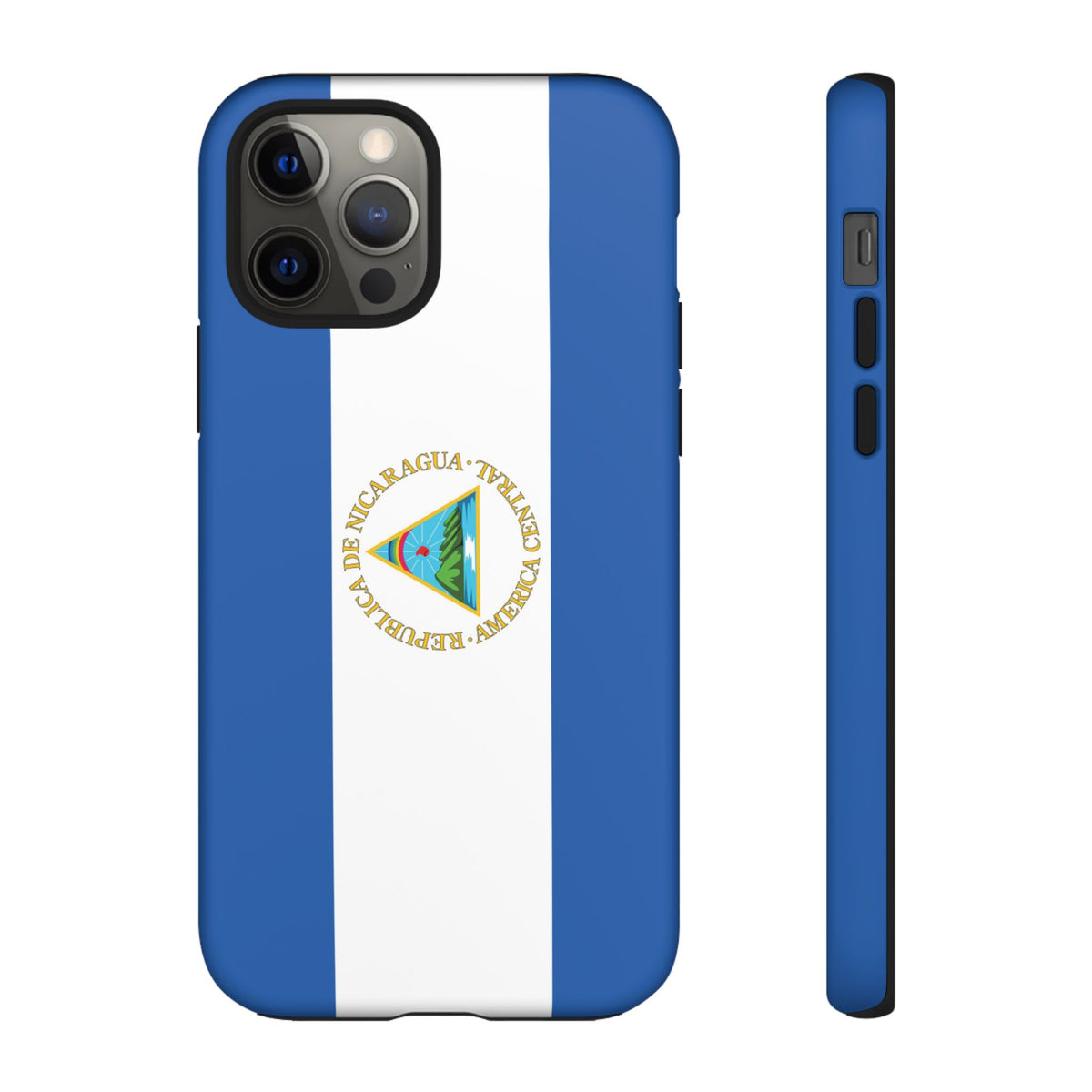 Nicaragua Flag Tough Phone Case - Irie Blues Boutique
