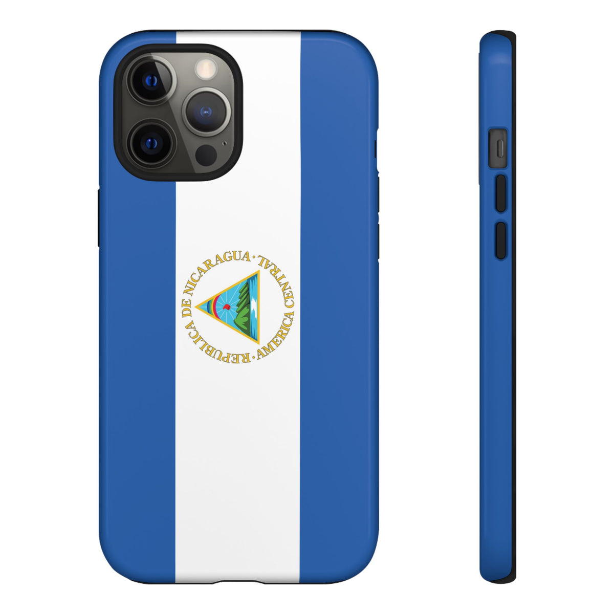 Nicaragua Flag Tough Phone Case - Irie Blues Boutique