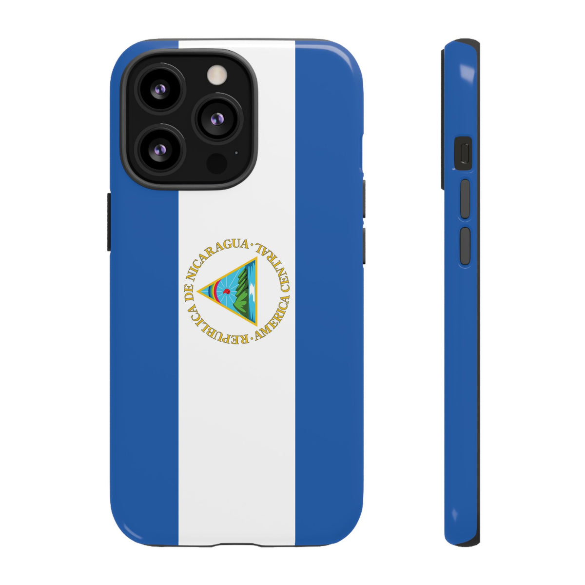 Nicaragua Flag Tough Phone Case - Irie Blues Boutique