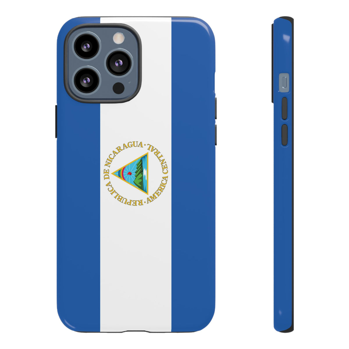 Nicaragua Flag Tough Phone Case - Irie Blues Boutique