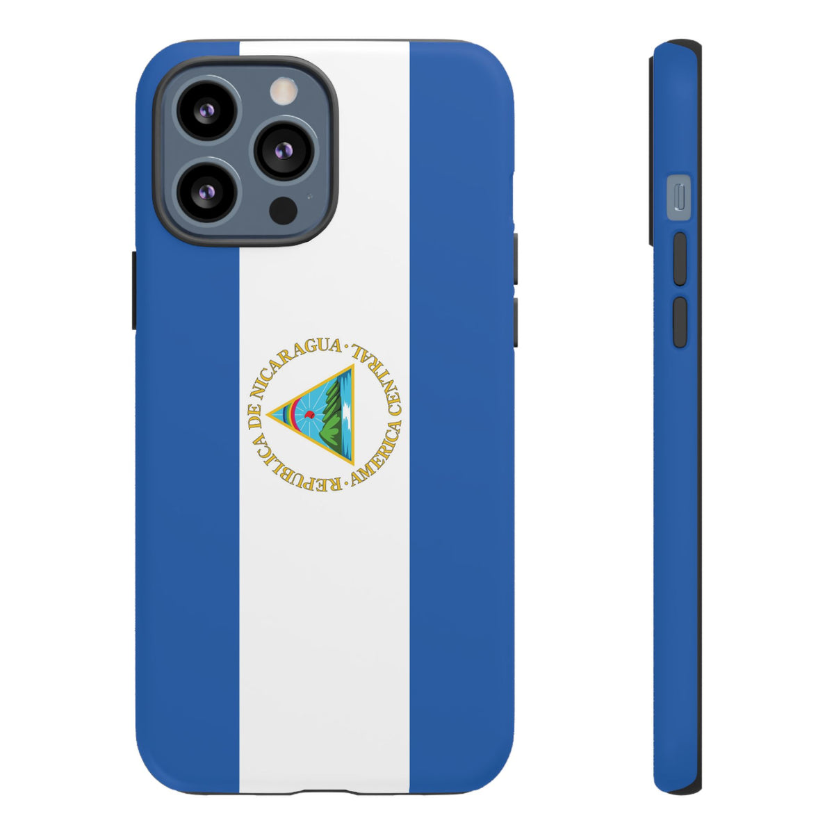 Nicaragua Flag Tough Phone Case - Irie Blues Boutique