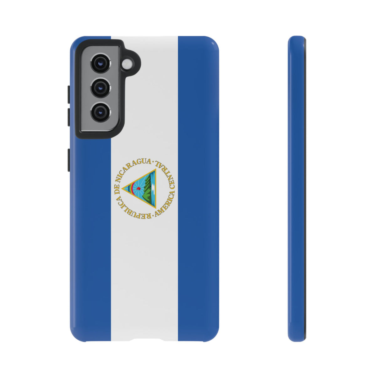 Nicaragua Flag Tough Phone Case - Irie Blues Boutique