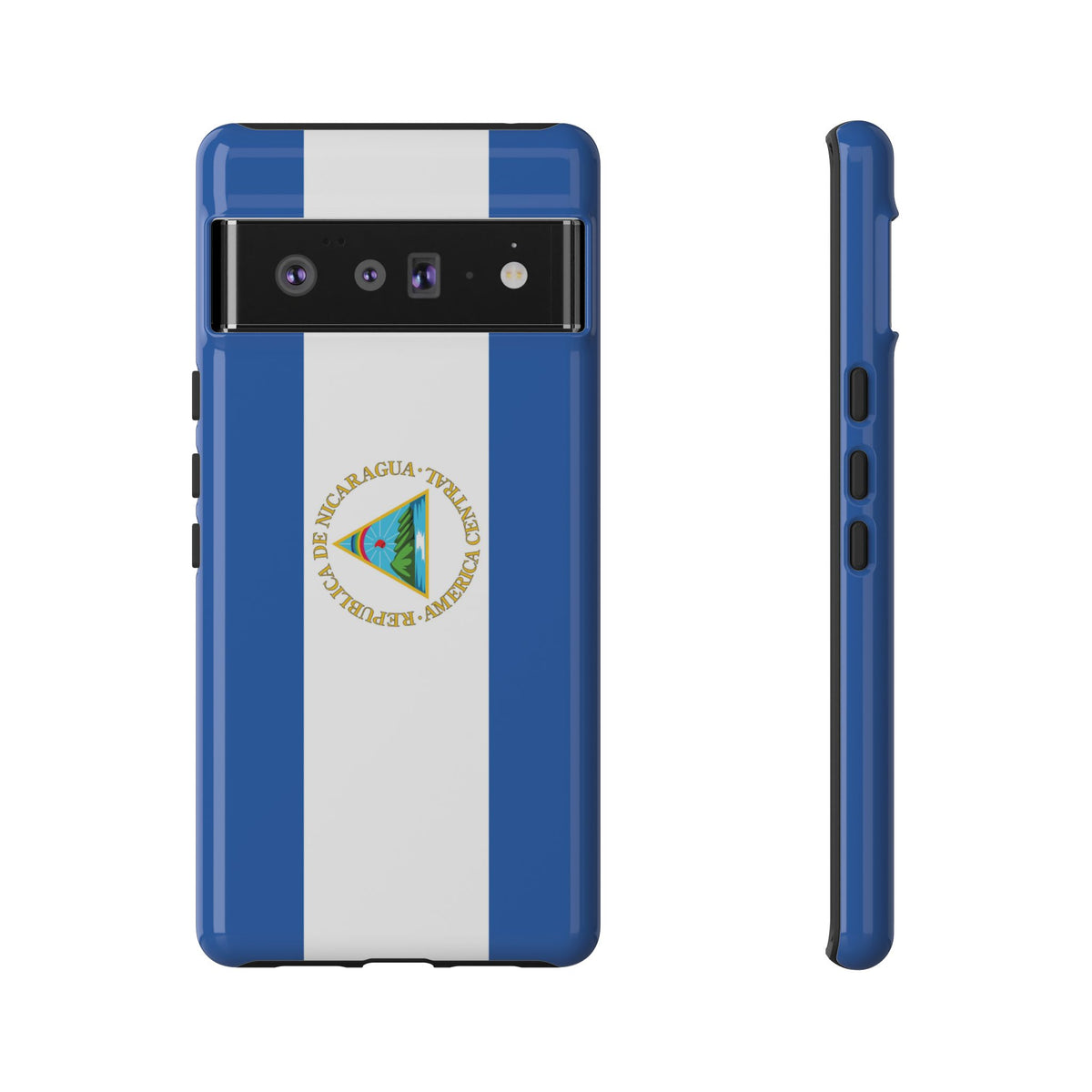 Nicaragua Flag Tough Phone Case - Irie Blues Boutique