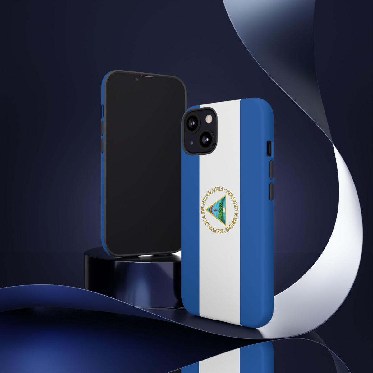 Nicaragua Flag Tough Phone Case - Irie Blues Boutique