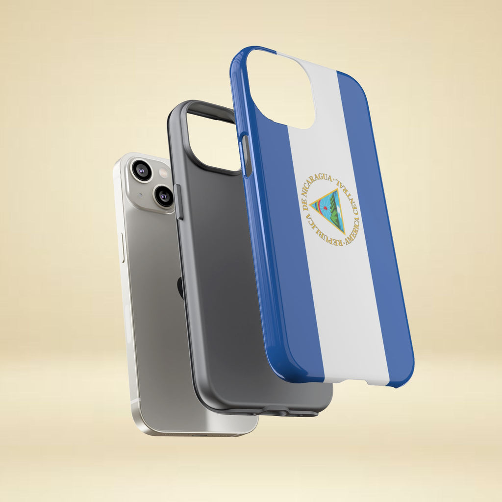 Nicaragua Flag Tough Phone Case - Irie Blues Boutique