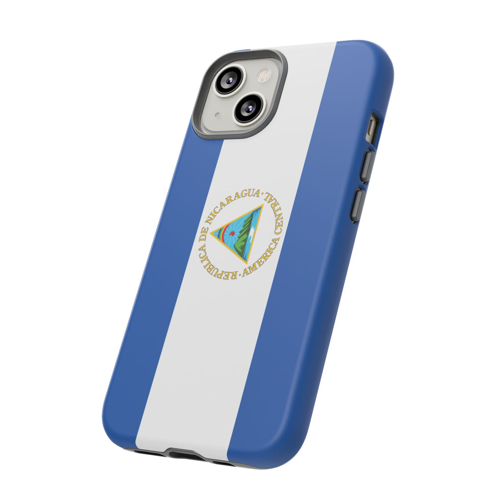 Nicaragua Flag Tough Phone Case - Irie Blues Boutique