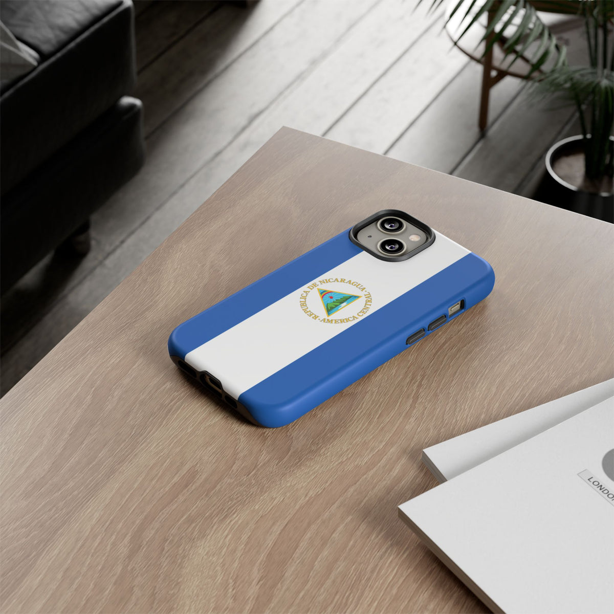 Nicaragua Flag Tough Phone Case - Irie Blues Boutique