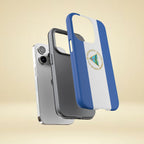 Nicaragua Flag Tough Phone Case - Irie Blues Boutique