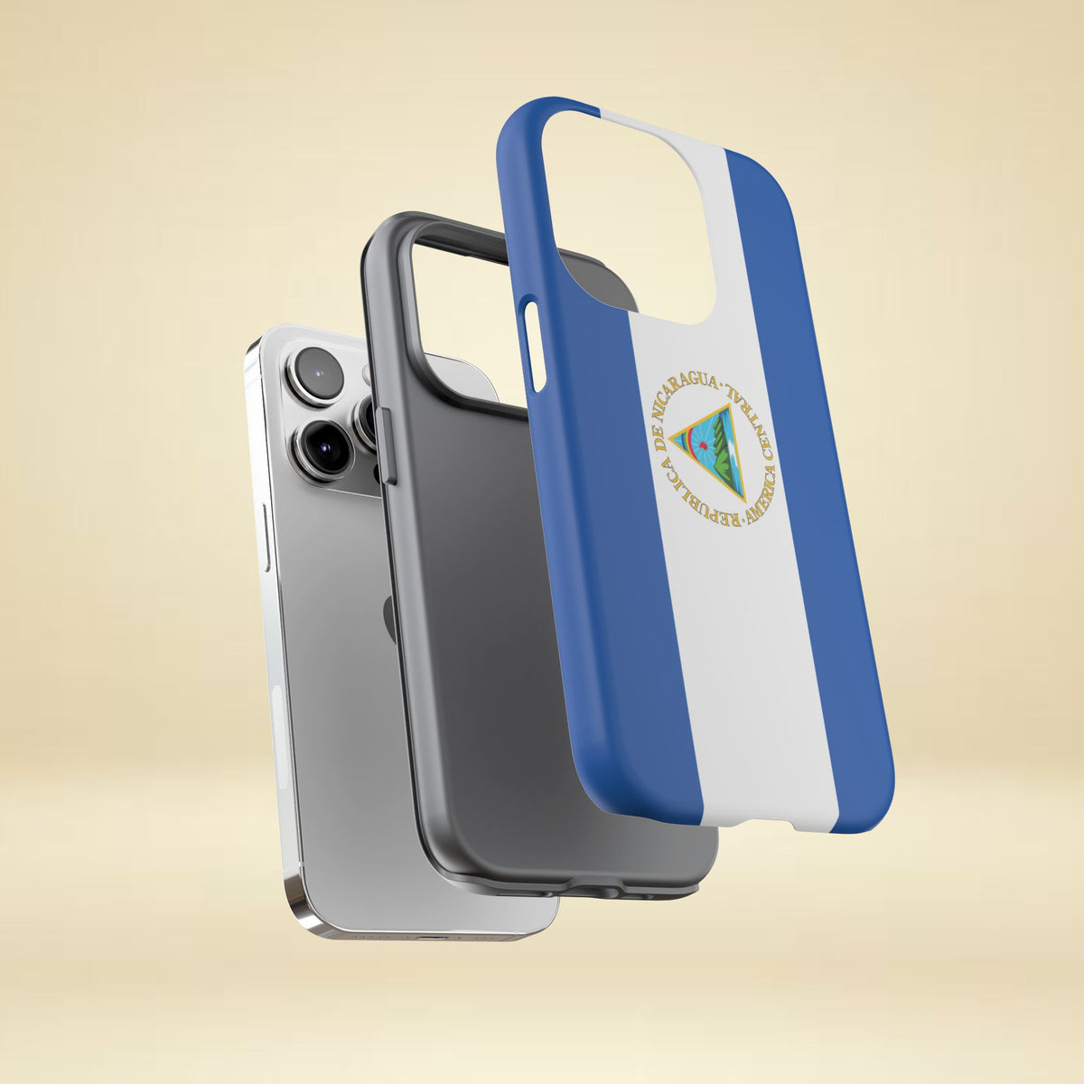 Nicaragua Flag Tough Phone Case - Irie Blues Boutique