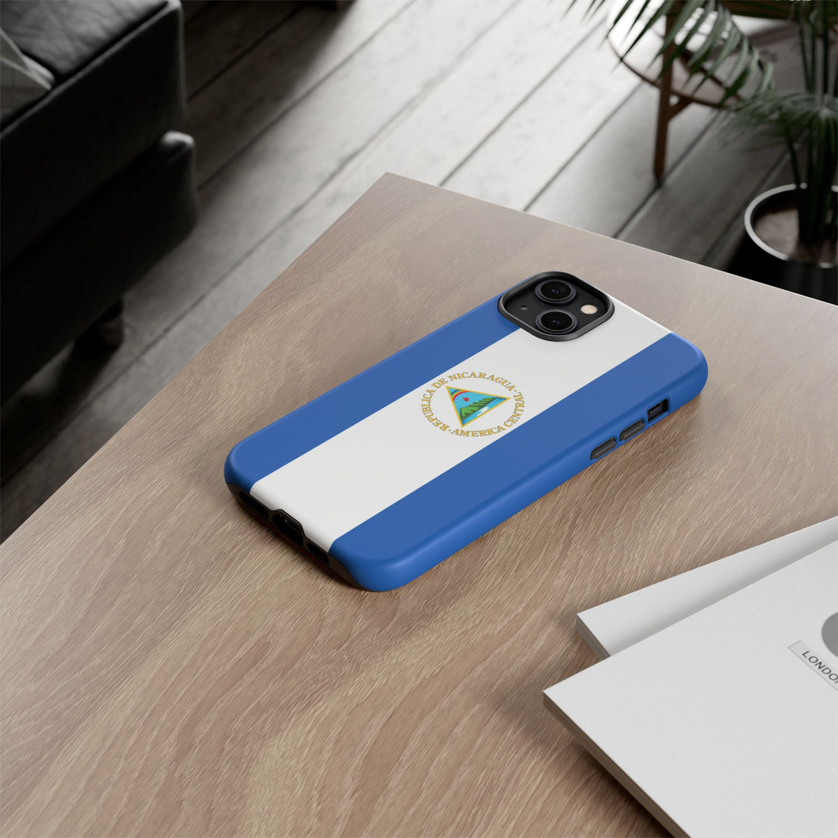 Nicaragua Flag Tough Phone Case - Irie Blues Boutique