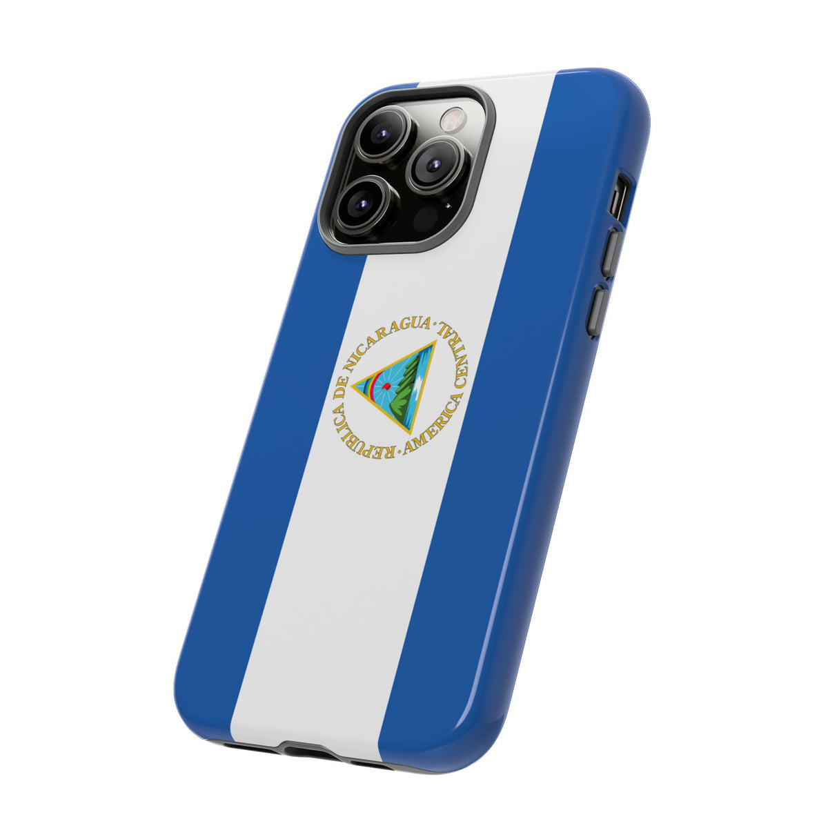 Nicaragua Flag Tough Phone Case - Irie Blues Boutique