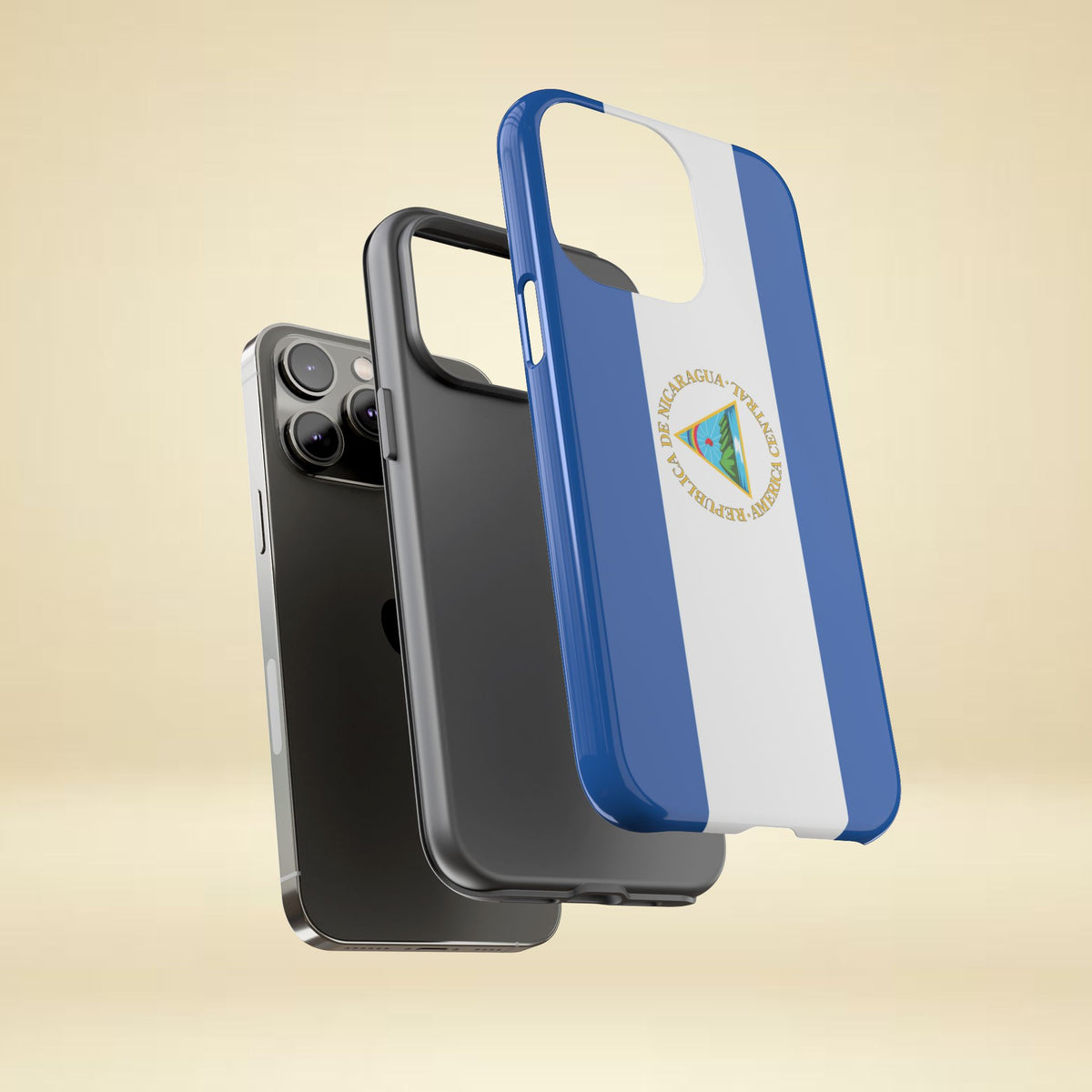 Nicaragua Flag Tough Phone Case - Irie Blues Boutique