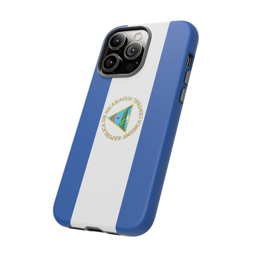 Nicaragua Flag Tough Phone Case - Irie Blues Boutique