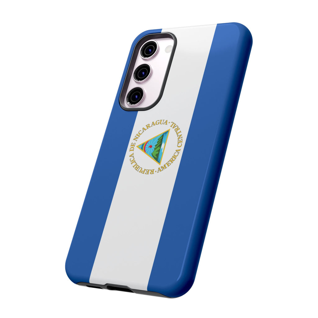 Nicaragua Flag Tough Phone Case - Irie Blues Boutique